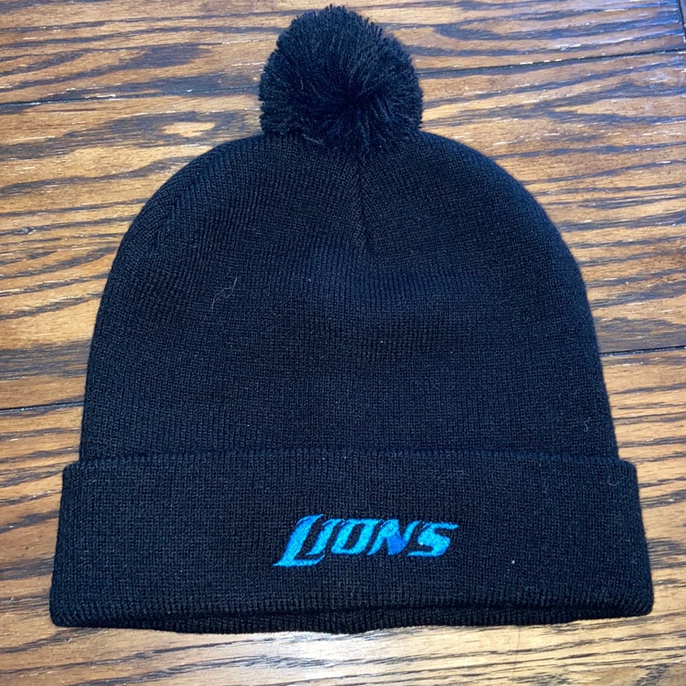 Hand sewn Detroit Lions Beanie